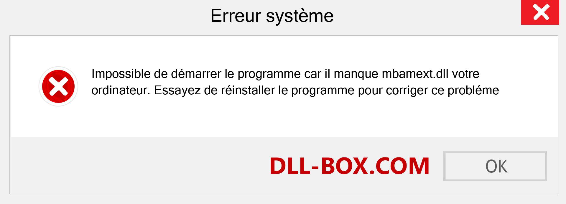 Le fichier mbamext.dll est manquant ?. Télécharger pour Windows 7, 8, 10 - Correction de l'erreur manquante mbamext dll sur Windows, photos, images